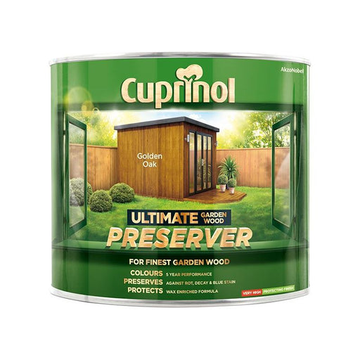 Cuprinol Ultimate Garden Wood Preserver Golden Oak 1 litre Cuprinol - Dynamic Drive