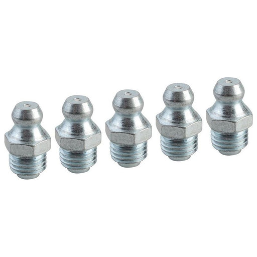 Faithfull Grease Nipple Straight M8 x 1.0 (Pack 5) Faithfull - Dynamic Drive