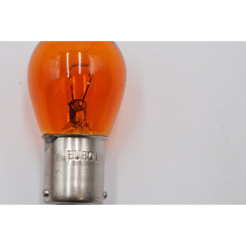 10 X Eurolec 581 Amber Orange Indicator Car Bulbs 12V 21W Bau15S Off Set Pins Eurolec  - Dynamic Drive