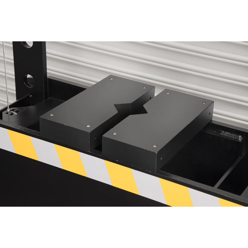 Viking Floor Type Air/Hydraulic Press with Sliding Ram and Foot Pedal 100 Tonne Viking - Dynamic Drive