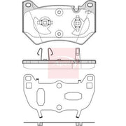 Apec Front Brake Vented Discs & Pads fits Audi Q5 2016-2021 2.0