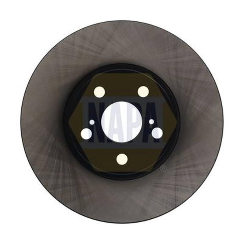 NAPA 2 x Vented Brake Discs fits Toyota Avensis 2003-2008 1.6 1.8 2.0