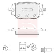 Apec Rear Brake Pad Set PAD2555