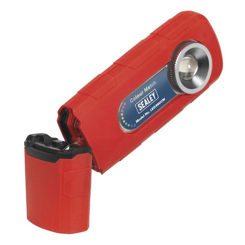 Sealey Inspection Lamp Paint Colour Matching Light 360 CRI 95 COB LED 400 Lumen Sealey  - Dynamic Drive