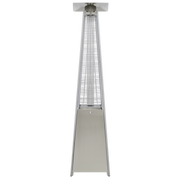 Dellonda Pyramid Gas Patio Heater 13kW Commercial Garden Use Stainless Steel Dellonda  - Dynamic Drive
