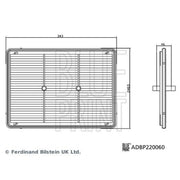 Blue Print Engine Air Filter fits Hyundai Kona 2019-2023 1.6