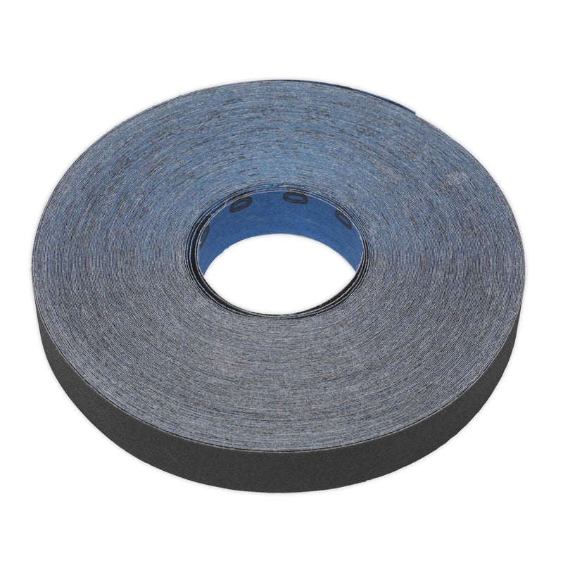 Sealey Emery Roll Blue Twill 25mm x 25m 40Grit ER252540 Sealey - Dynamic Drive