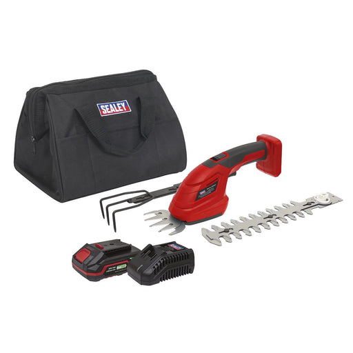 Sealey Cordless 3-in-1 Garden Tool Kit 20V 2Ah SV20 Series CP20VGT3KIT1 Sealey - Dynamic Drive