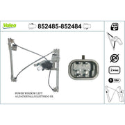Valeo Electric Window Regulator Lifter Left Front 852485