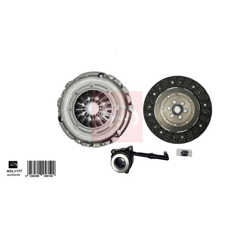 Apec Clutch Kit Set 3pc fits Seat Alhambra 2010-2015 2.0