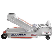 Sealey Low Profile Long Reach Trolley Jack with Rocket Lift 3 Tonne 3000SER Sealey - Dynamic Drive