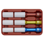 Sealey Alloy Wheel Long Reach Impact Socket Set 3pc 1/2"Sq Drive SX031D Sealey - Dynamic Drive