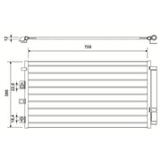 Valeo Air Conditioning Condenser 822562