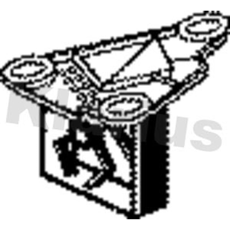 Klarius Exhaust System Mount Rubber