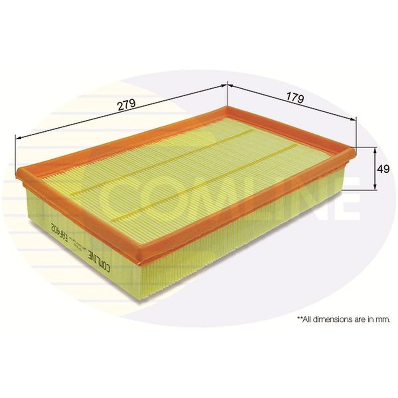 Comline Engine Air Filter fits Ford Transit 2000-2014 2.0 2.2 2.3 2.4 3.2