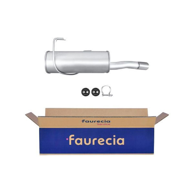 Hella End Silencer Rear fits Peugeot 406 1996-2004 3.0