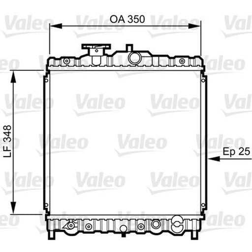 Valeo Engine Radiator 731459