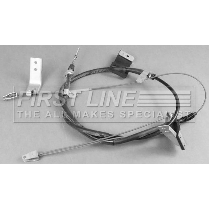 First Line Handbrake Cable Left Rear fits Nissan Pick Up 1985-1998 2.4