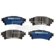 Borg & Beck Front & Rear Brake Discs & Pads fits Lexus Is III 2013-2020