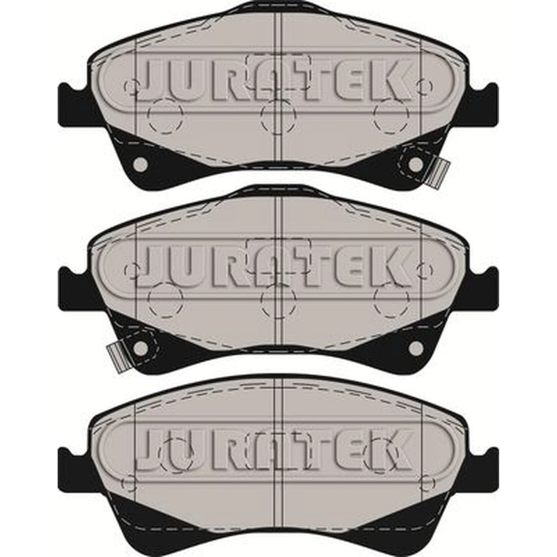 Juratek Front & Rear Brake Discs & Pads fits Toyota Auris 2006-2012 2.2