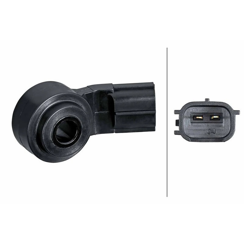 Hella Engine Knock Sensor Left fits Aston Martin Cygnet 2011-2013 1.3