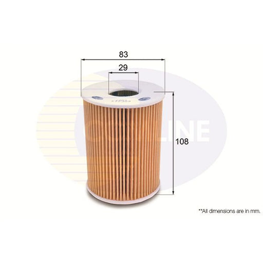 Comline Engine Oil Filter fits Mercedes-Benz E-Class 2006-2008 211.029