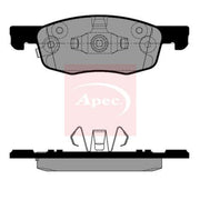 Apec Front Brake Pad Set fits Mazda 2 2022 on 1.5