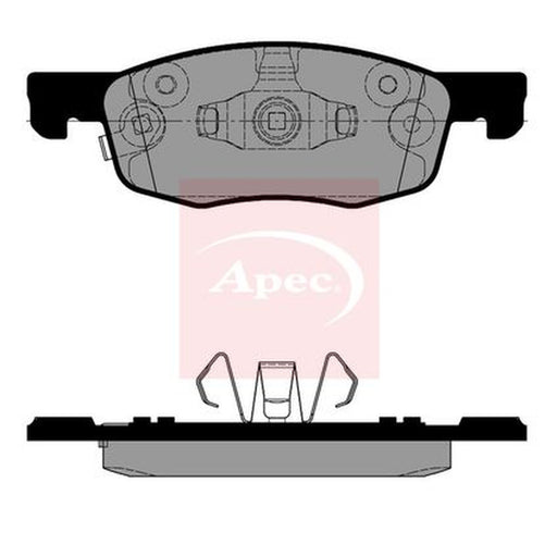 Apec Front Brake Pad Set fits Mazda 2 2022 on 1.5