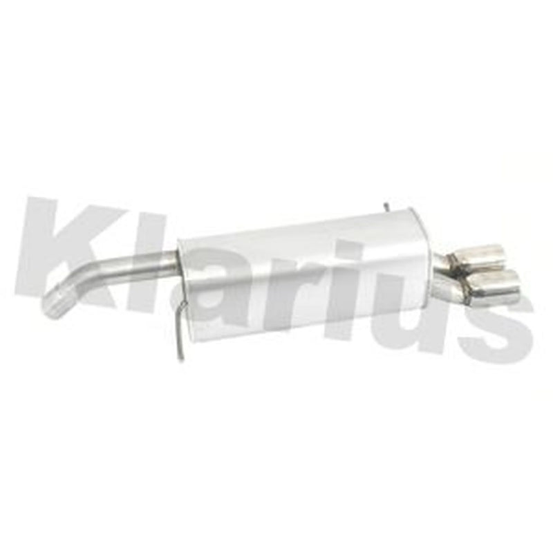 Klarius Box With Tail Pipe Rear fits Ford Fiesta VI 2013-2017 1.6