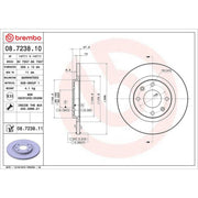 Brembo Front & Rear Brake Discs & Pads fits Citroën C4 Cactus 2014-2019 1.2 1.6
