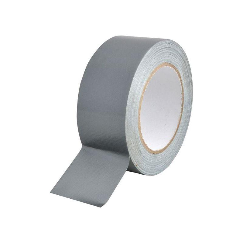Faithfull Heavy-Duty Gaffa Tape 50mm x 25m Silver Faithfull - NN4 Online