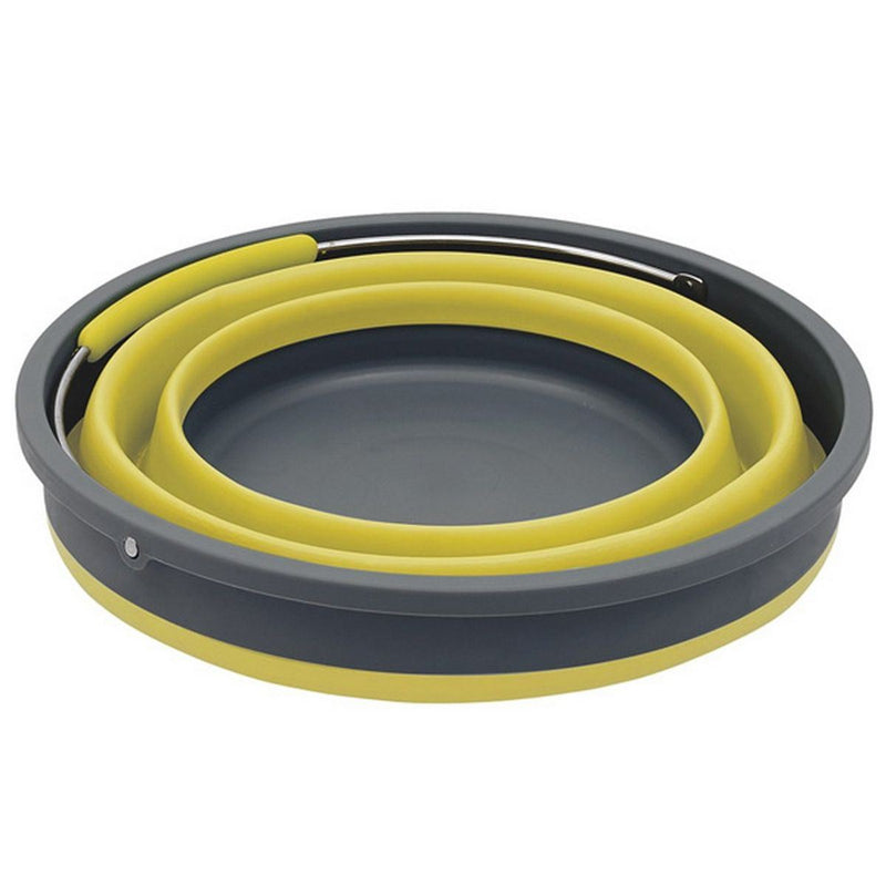 Collaps Bucket with Lid Green: Compact and Collapsible Camping Bucket with Lid Outwell - Dynamic Drive