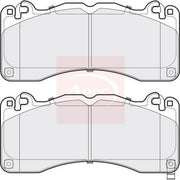 Apec Front Brake Pad Set fits Ford Usa Mustang 2010 on 5.0