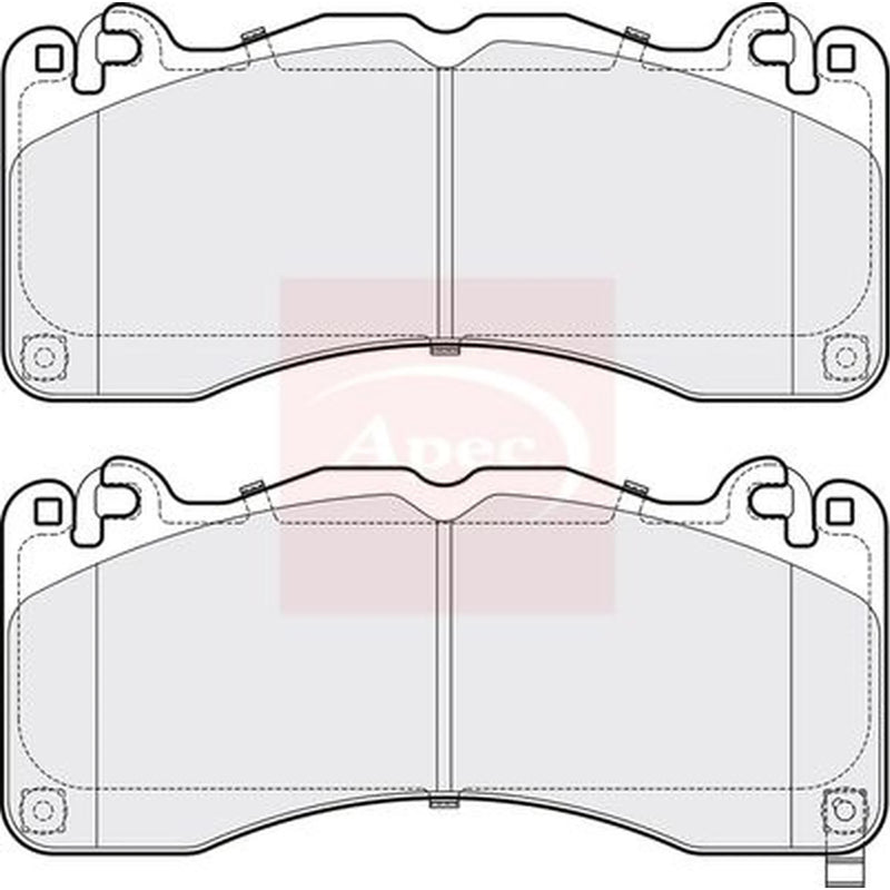Apec Front Brake Pad Set PAD2221