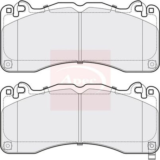 Apec Front Brake Pad Set PAD2221