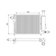 Valeo Engine Radiator 883866