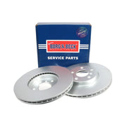 Borg & Beck Front Vented & Rear Vented Brake Discs & Pads fits Mini Mini 2020 on