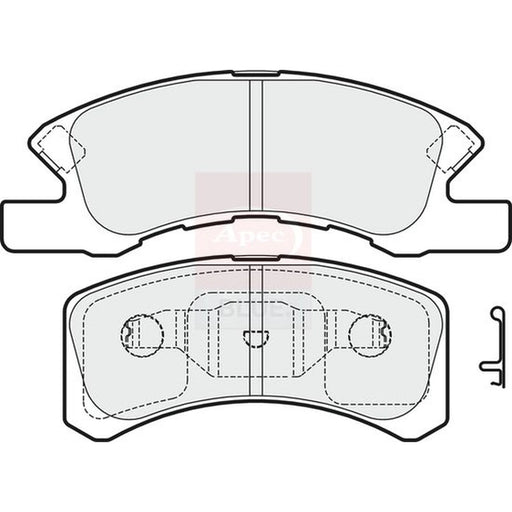 Apec Front Brake Pad Set PD3614