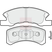 Apec Front Brake Pad Set fits Daihatsu Charade VI 2003 on 0.7 1.0