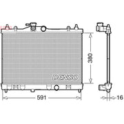 Denso Engine Radiator DRM46040