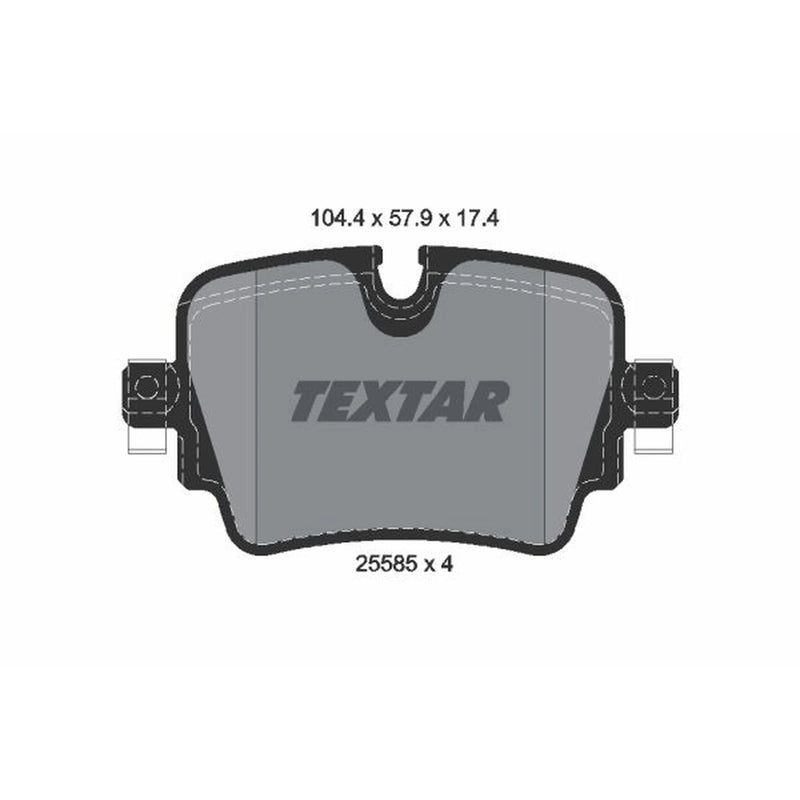 Textar Rear Brake Pad Set 2558501