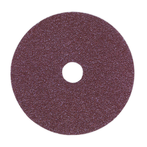 Sealey Sanding Disc Fibre Backed100mm 50Grit Pack of 25 FBD10050 Sealey - Dynamic Drive