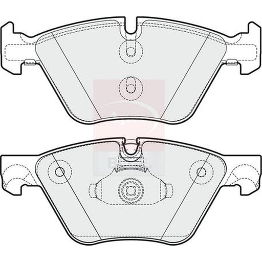 Apec Front Brake Pad Set fits BMW 5 2009-2017