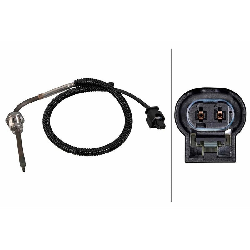 Hella Exhaust Gas Temperature Sensor before soot particulate f fits Smart Fortwo