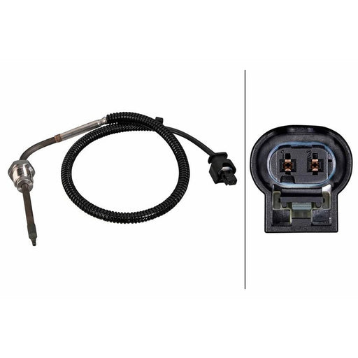 Hella Exhaust Gas Temperature Sensor before soot particulate f fits Smart Fortwo