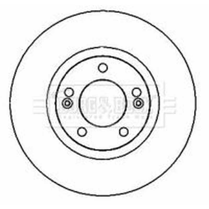 Borg & Beck Front & Rear Brake Discs & Pads fits Hyundai Xg 1998-2005
