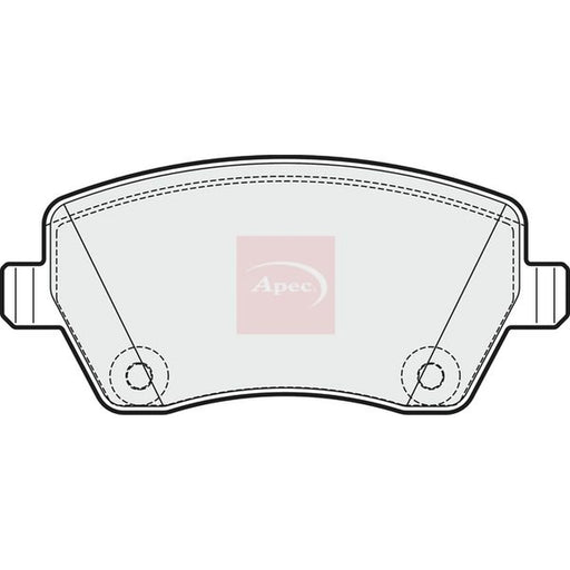 Apec Front Brake Pad Set PAD1983