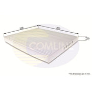 Comline Cabin Air Filter (Pollen Filter) EKF187