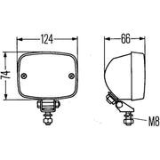 Hella Reversing Lamp Cc 2ZR Rear 2ZR 002 985-081 660737805 2ZR 002 985-081