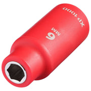 Draper XP1000 VDE Socket, 1/4" Sq. Dr., 6mm Draper - Town Tools